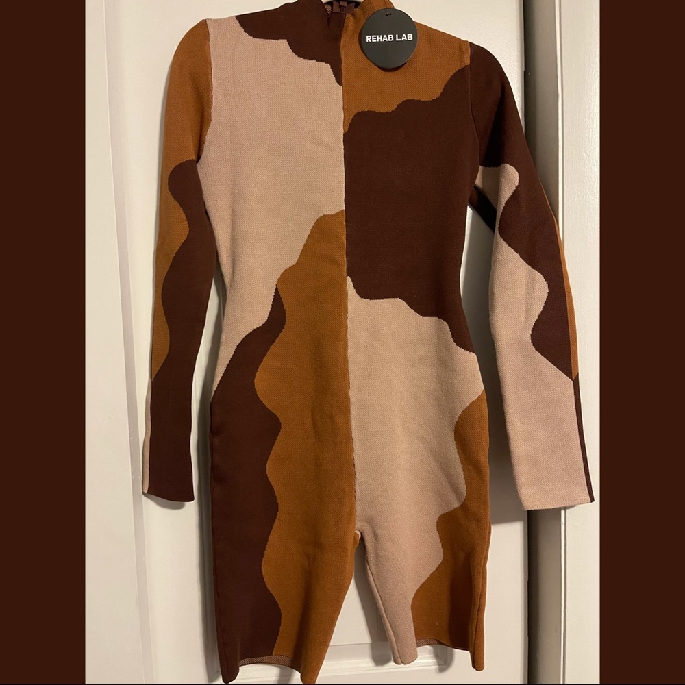 Different shades of brown Romper